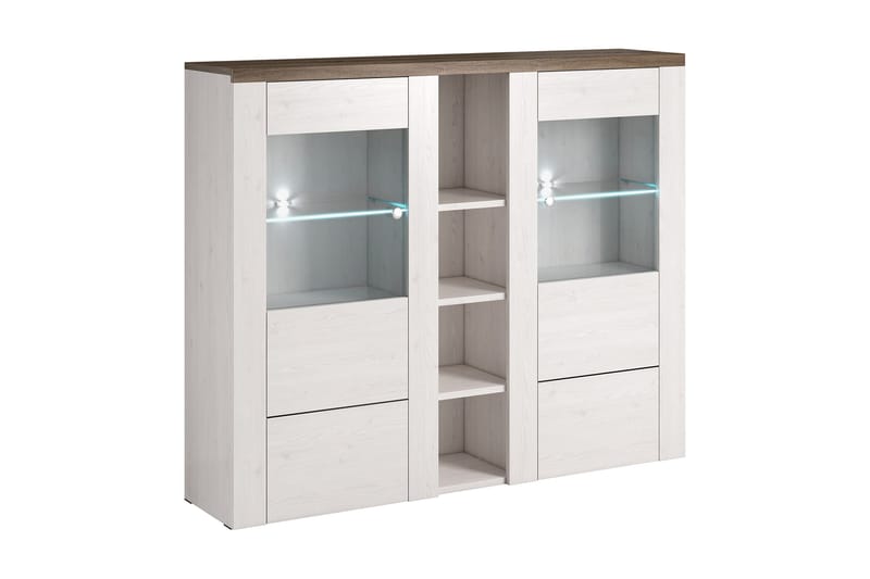 Cicely Sideboard 155 cm i Målat Trä - Vit - Förvaring - Förvaringsmöbler - Sideboard & skänk