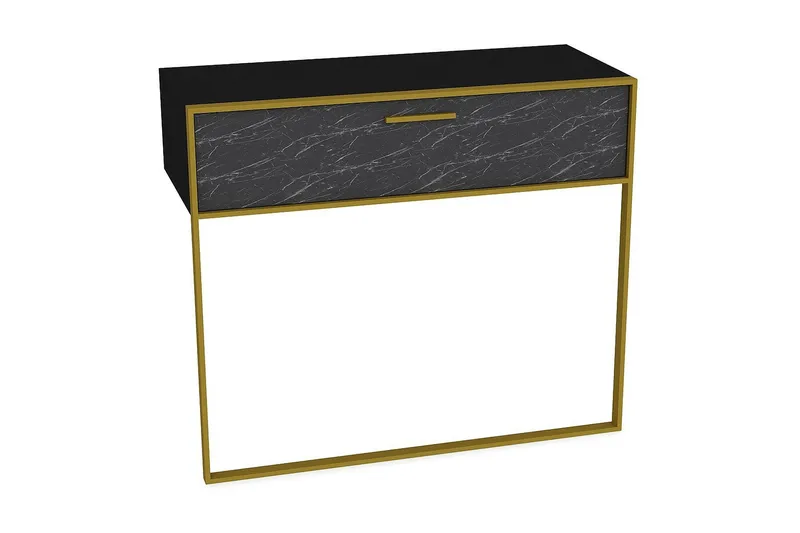 Cofield Sideboard 90 cm, Guld|Svart
