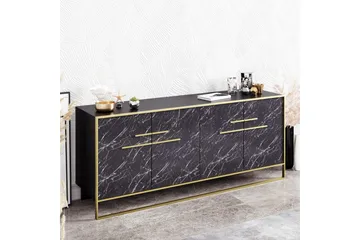 Cofield Sidobord 180 cm - Guld|Svart - Förvaring - Förvaringsmöbler - Sideboard & skänk