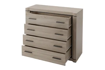 Dallas Skänk 107x43,5x91 cm LED-belysning - Beige/Grå - Förvaring - Förvaringsmöbler - Sideboard & skänk