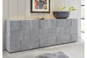 Dama Sideboard 241x42 cm - Grå - Förvaring - Förvaringsmöbler - Sideboard & skänk