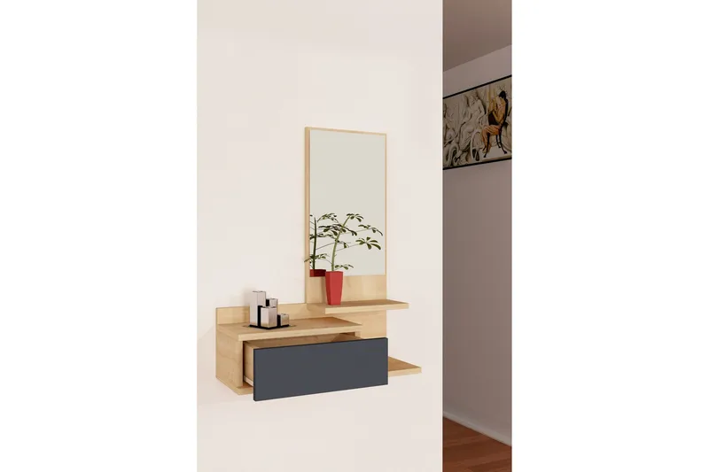 Filford Sideboard 60 cm - Ek|Antracit - Förvaring - Förvaringsmöbler - Sideboard & skänk