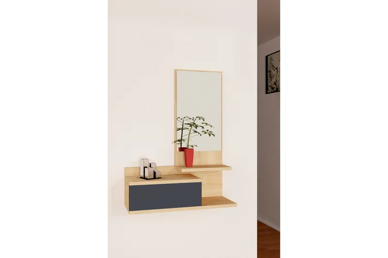 Filford Sideboard 60 cm - Ek|Antracit - Förvaring - Förvaringsmöbler - Sideboard & skänk