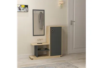 Glatton Sideboard 80 cm - Ek|Antracit - Förvaring - Förvaringsmöbler - Sideboard & skänk