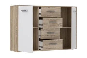 Haba Skänk 34x123 cm - Brun/Vit - Förvaring - Förvaringsmöbler - Sideboard & skänk