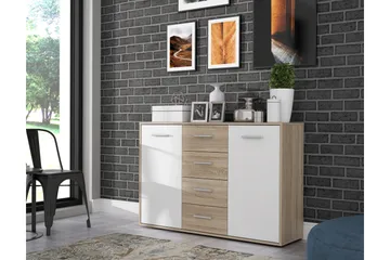 Haba Skänk 34x123 cm - Brun/Vit - Förvaring - Förvaringsmöbler - Sideboard & skänk