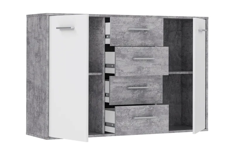 Haba Skänk 34x123 cm - Grå - Förvaring - Förvaringsmöbler - Sideboard & skänk