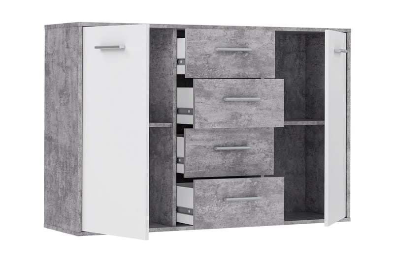 Haba Skänk 34x123 cm - Grå - Förvaring - Förvaringsmöbler - Sideboard & skänk