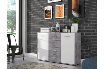 Haba Skänk 34x123 cm - Grå - Förvaring - Förvaringsmöbler - Sideboard & skänk