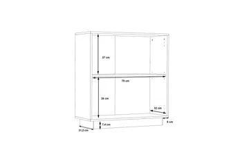 Haba Skänk 34x83 cm - Grå - Förvaring - Förvaringsmöbler - Sideboard & skänk