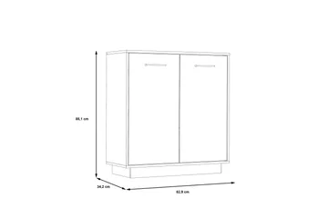 Haba Skänk 34x83 cm - Grå - Förvaring - Förvaringsmöbler - Sideboard & skänk