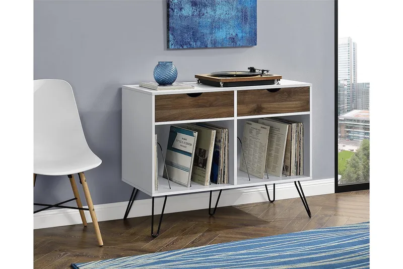 Harmony Förvaringsställ 101x46 cm Vit - Novogratz - Förvaring - Förvaringsmöbler - Sideboard & skänk