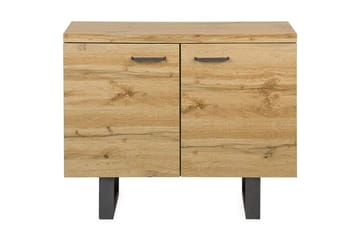Harvley Skänk med 2 Dörrar i Trä med Metallben - Brun - Förvaring - Förvaringsmöbler - Sideboard & skänk
