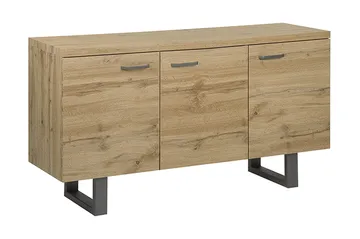Harvley Skänk med 3 Dörrar - Trä/Natur - Förvaring - Förvaringsmöbler - Sideboard & skänk