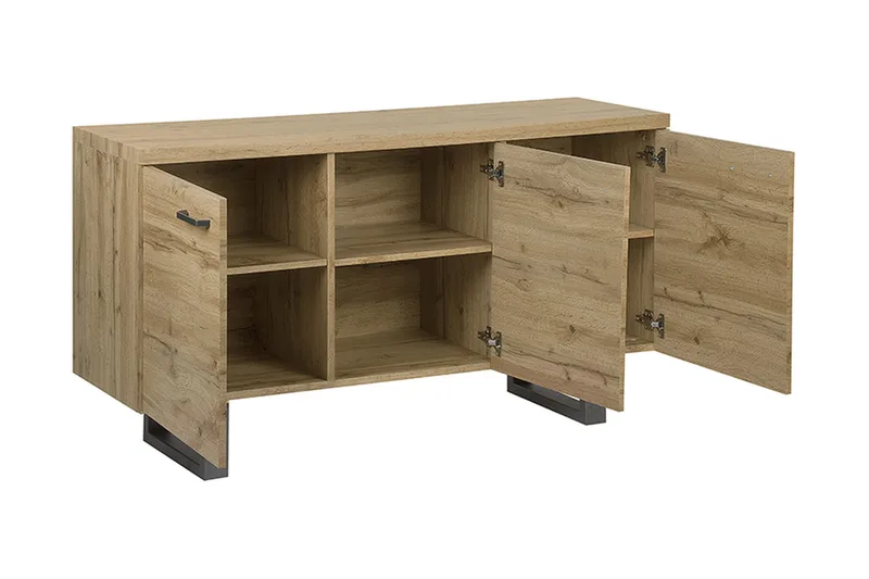 Harvley Skänk med 3 Dörrar - Trä/Natur - Förvaring - Förvaringsmöbler - Sideboard & skänk