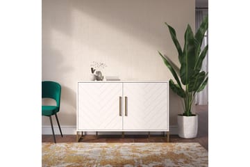 Herringbone Sideboard 122x48 cm Vit - CosmoLiving - Förvaring - Förvaringsmöbler - Sideboard & skänk