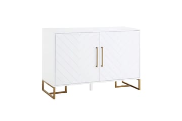 Herringbone Sideboard 122x48 cm Vit - CosmoLiving - Förvaring - Förvaringsmöbler - Sideboard & skänk