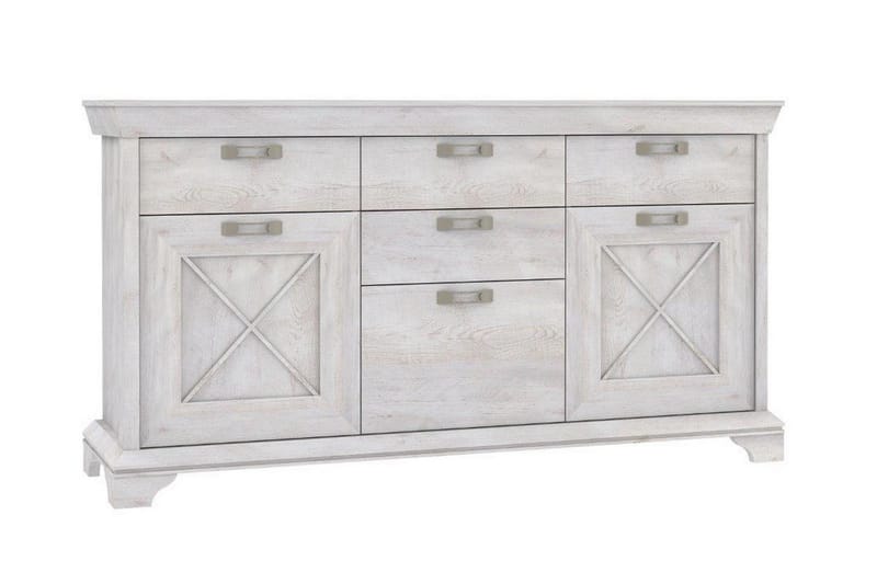 Highboard Hareholme 178 cm - Vit - Sideboard & skänk