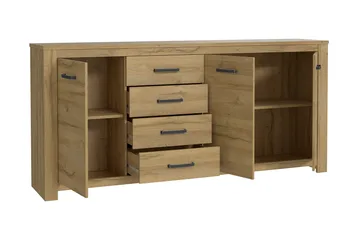 Hovencamp Skänk 42x206 cm - Brun - Förvaring - Förvaringsmöbler - Sideboard & skänk