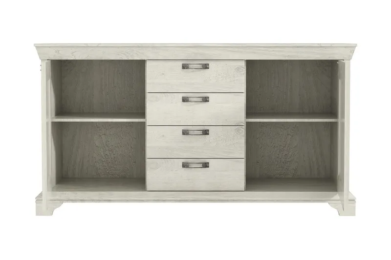Hurlston Highboard 178 cm - Vit - Förvaring - Förvaringsmöbler - Sideboard & skänk