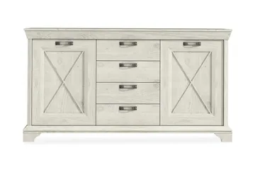 Hurlston Highboard 178 cm - Vit - Förvaring - Förvaringsmöbler - Sideboard & skänk