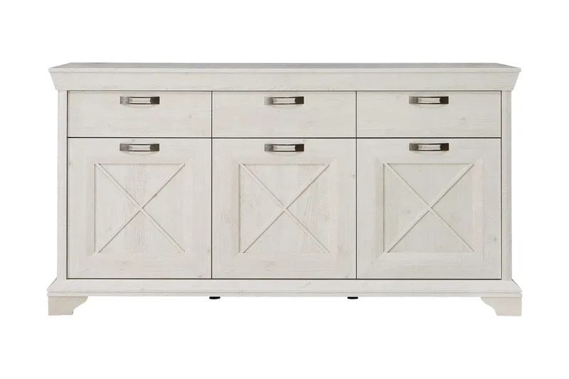 Hurlston Highboard 178 cm, Vit