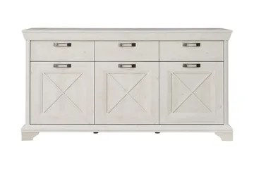 Hurlston Highboard 178 cm - Vit - Förvaring - Förvaringsmöbler - Sideboard & skänk
