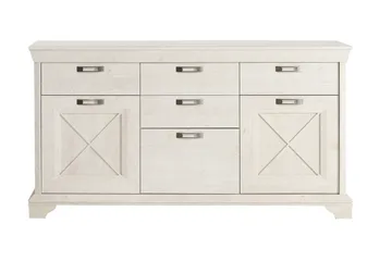 Hurlston Highboard 178 cm - Vit - Förvaring - Förvaringsmöbler - Sideboard & skänk