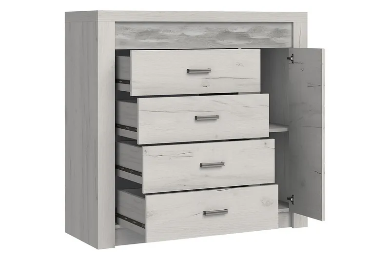 Indianapolis Skänk 109x42x104 cm - Mörk ask - Förvaring - Förvaringsmöbler - Sideboard & skänk