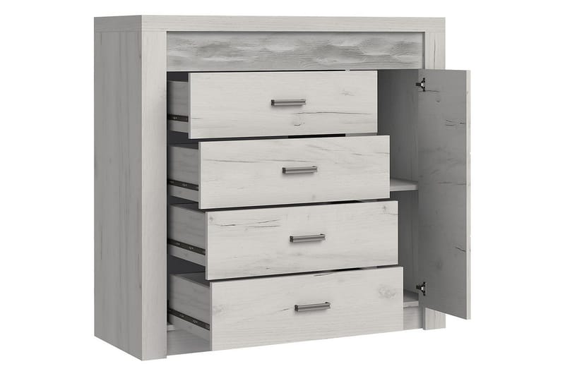 Indianapolis Skänk 109x42x104 cm - Mörk ask - Förvaring - Förvaringsmöbler - Sideboard & skänk