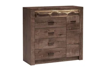 Indianapolis Skänk 109x42x104 cm - Mörk ask - Förvaring - Förvaringsmöbler - Sideboard & skänk