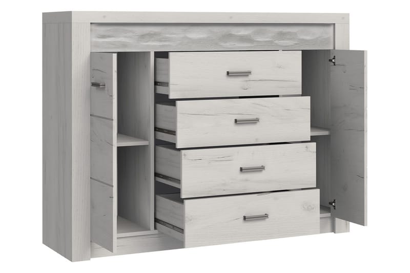 Indianapolis Skänk 137x42x104 cm - Brun - Förvaring - Förvaringsmöbler - Sideboard & skänk