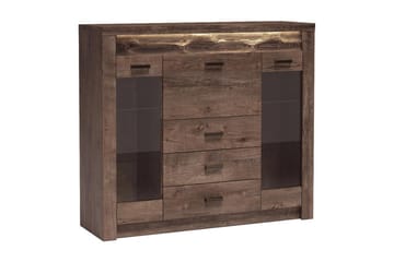 Indianapolis Skänk 137x42x122 cm - Brun - Förvaring - Förvaringsmöbler - Sideboard & skänk