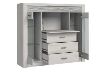 Indianapolis Skänk 137x42x122 cm - Brun - Förvaring - Förvaringsmöbler - Sideboard & skänk