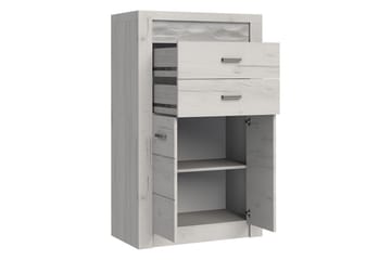 Indianapolis Skänk 76x42x127 cm - Beige/Brun - Förvaring - Förvaringsmöbler - Sideboard & skänk