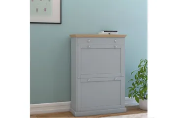 Jundapah Skänk 80x30 cm - Grå/Brun - Förvaring - Förvaringsmöbler - Sideboard & skänk