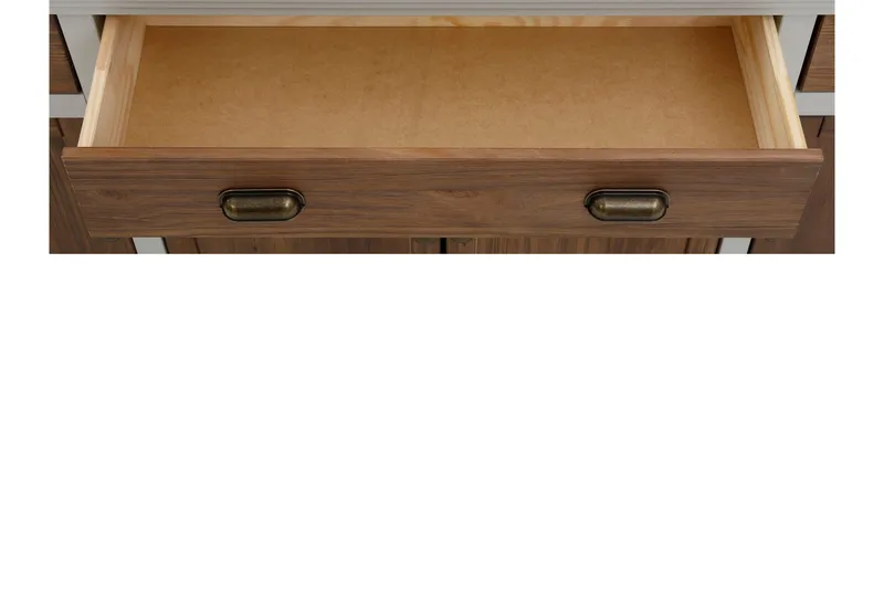 Kagami Skänk 175x38 cm - Grå/Brun - Förvaring - Förvaringsmöbler - Sideboard & skänk