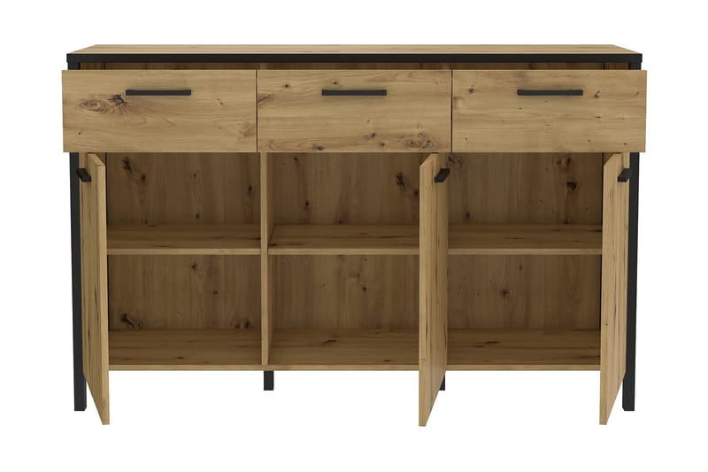 Koufalia Sideboard 40x140 cm - Brun/Svart - Förvaring - Förvaringsmöbler - Sideboard & skänk