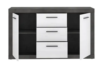 Kranea Sideboard 41x143 cm - Grå/Vit - Förvaring - Förvaringsmöbler - Sideboard & skänk