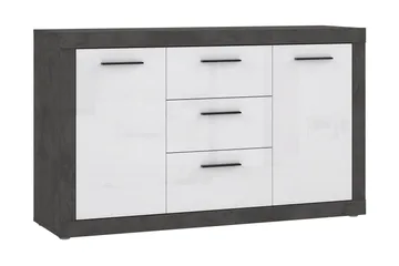Kranea Sideboard 41x143 cm - Grå/Vit - Förvaring - Förvaringsmöbler - Sideboard & skänk
