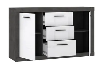 Kranea Sideboard 41x143 cm - Grå/Vit - Förvaring - Förvaringsmöbler - Sideboard & skänk