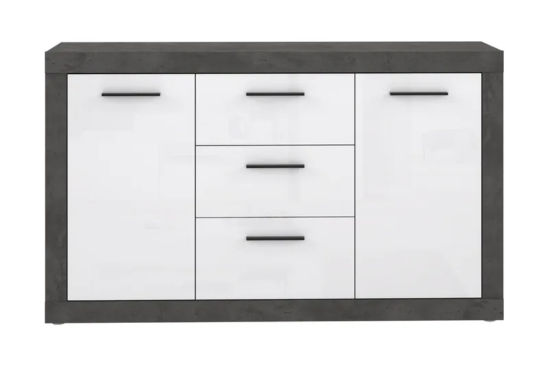 Kranea Sideboard 41x143 cm - Grå/Vit - Förvaring - Förvaringsmöbler - Sideboard & skänk