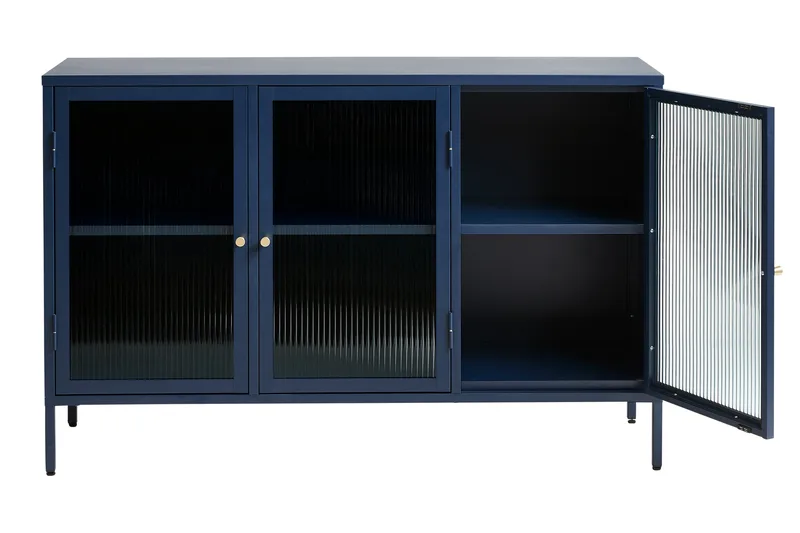 Lazarus Sideboard 3 delar 132 cm - Blå - Förvaring - Förvaringsmöbler - Sideboard & skänk
