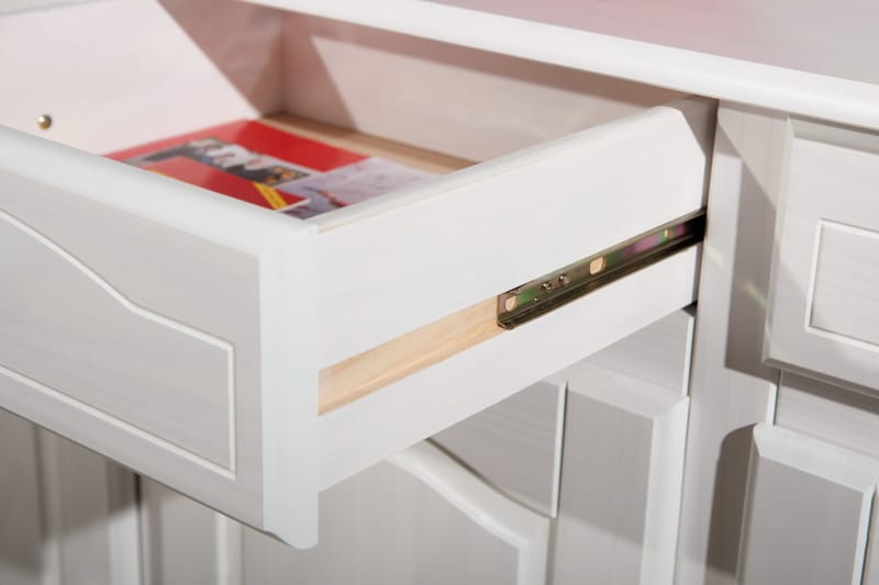 Leksand Skänk 130 cm - Vit - Förvaring - Förvaringsmöbler - Sideboard & skänk