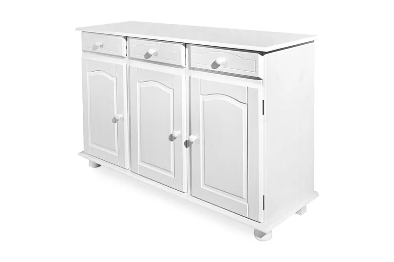 Leksand Skänk 130 cm - Vit - Förvaring - Förvaringsmöbler - Sideboard & skänk