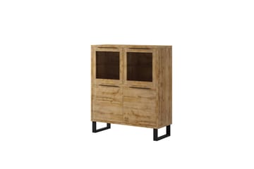 Malissa Sideboard i Trä med Metallben - Träfärgad - Förvaring - Förvaringsmöbler - Sideboard & skänk