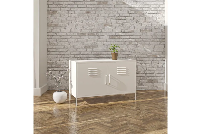 Mission District Skänk 100x40 cm Vit - Dorel Home - Förvaring - Förvaringsmöbler - Sideboard & skänk