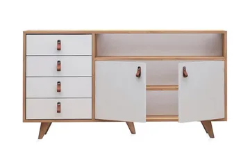 Mod Skänk i Trä - Vit|Brun - Förvaring - Förvaringsmöbler - Sideboard & skänk