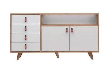 Mod Skänk i Trä - Vit|Brun - Förvaring - Förvaringsmöbler - Sideboard & skänk