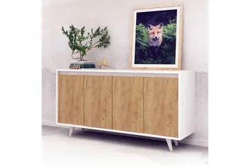Mod Skänk i Trä - Vit|Brun - Förvaring - Förvaringsmöbler - Sideboard & skänk